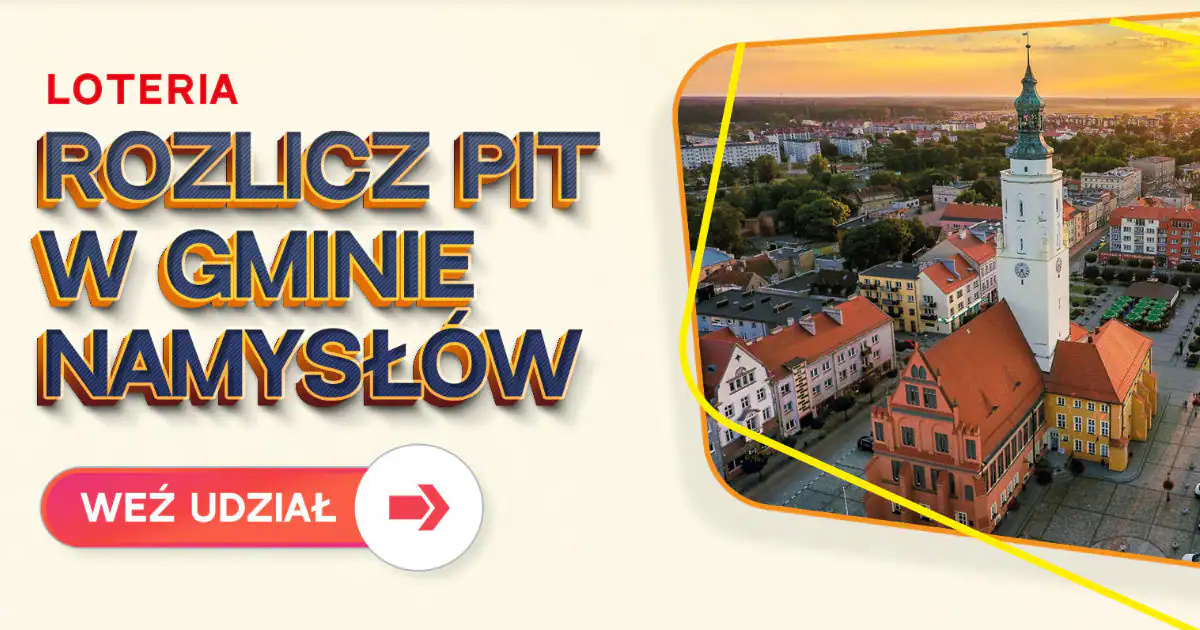 Loteria Namysłów "Rozlicz PIT w Namysłowie"