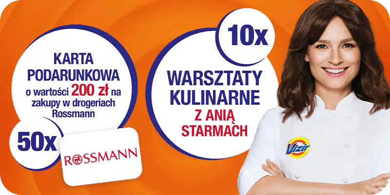 Konkurs Vizir x Rossmann "Wygraj warsztaty z Anią Starmach!"