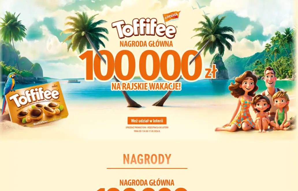 Loteria Toffifee "Toffifee 2026"