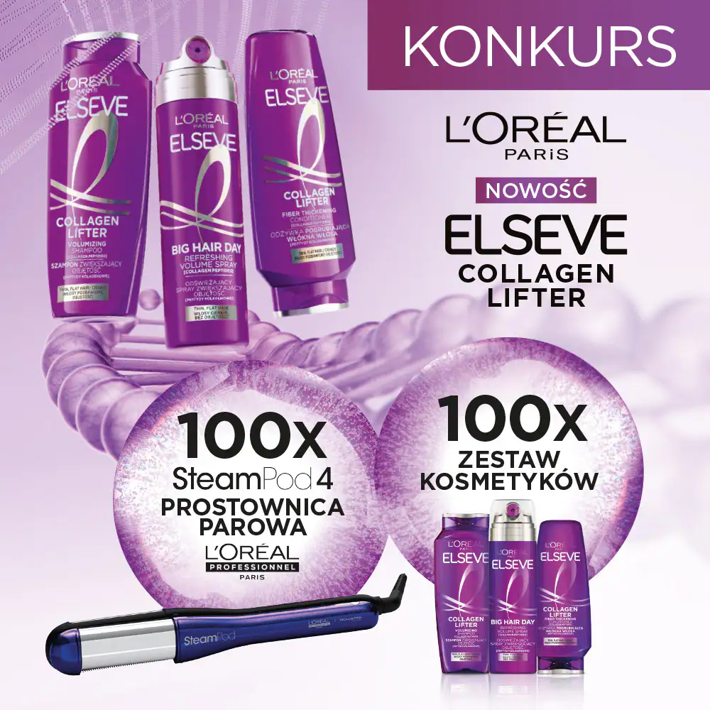 Konkurs Elseve x Rossmann "Odkryj Elseve Collagen Lifter"