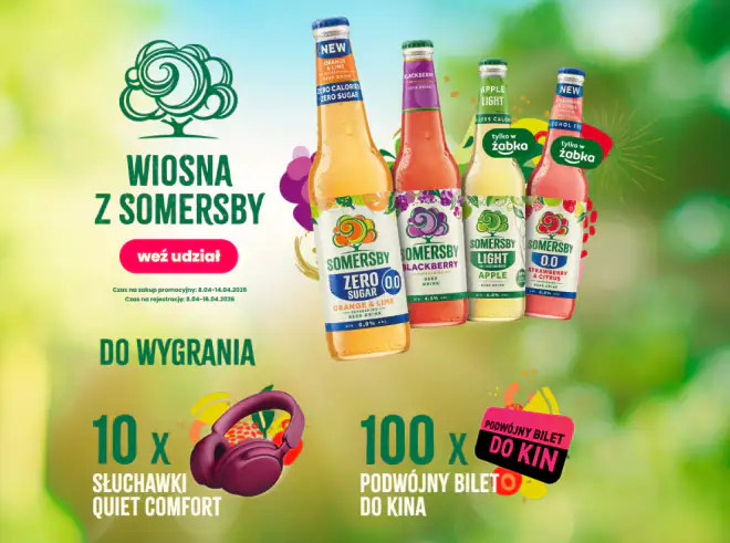Konkurs Somersby x Żabka "Wiosna z Somersby - konkurs promocyjny"