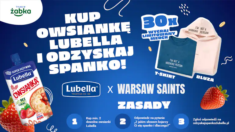 Konkurs Lubella x Żabka "Odzyskaj spanko z Lubella!"