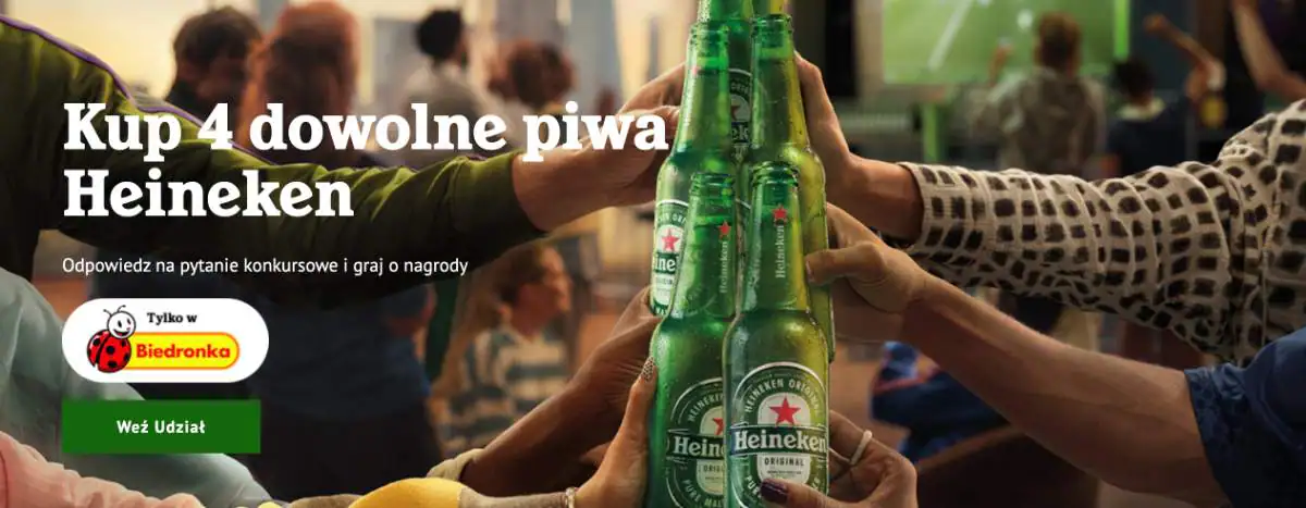 Konkurs Heineken "Konkurs Heineken w Biedronce - 2026"