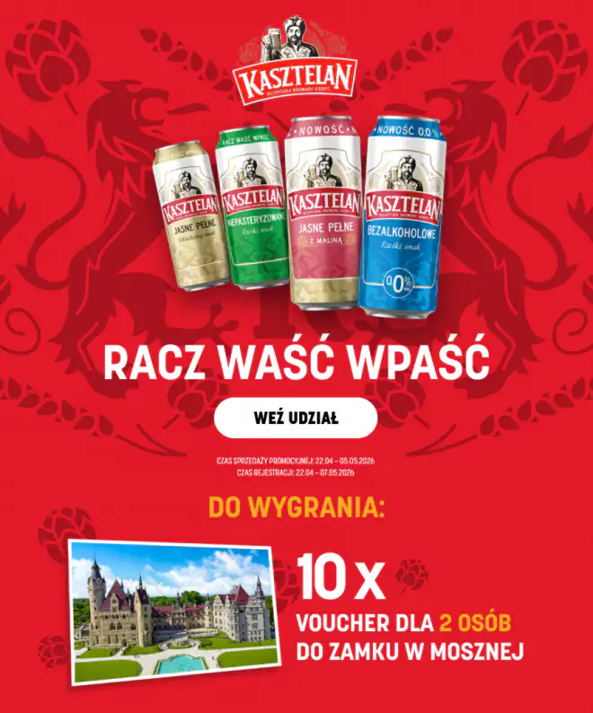 Konkurs Kasztelan x Żabka "Królewski konkurs Kasztelan"