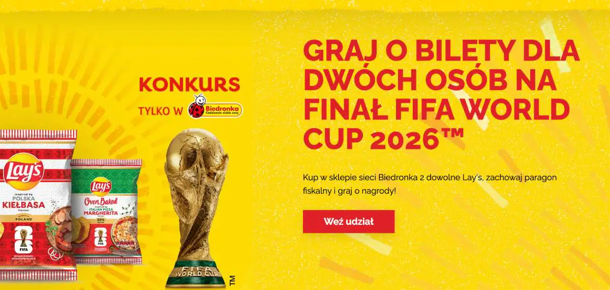 Loteria Lay's x Biedronka "No Lay's No Game"