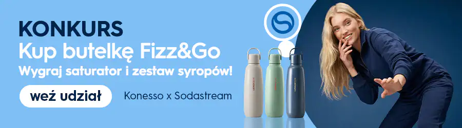 Konkurs Konesso x SodaStream "Bąbelkowa opinia z Konesso i SodaStream"