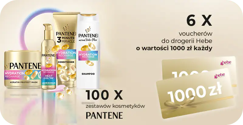 Konkurs Pantene x Hebe "Wygraj zestawy i vouchery"