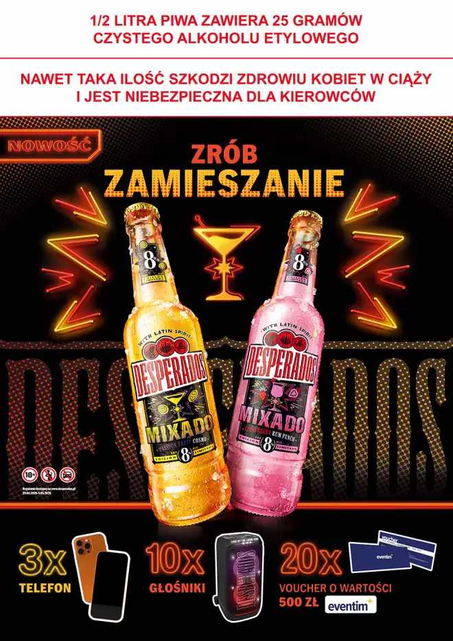 Loteria Desperados Mixado x  Żabka "Wygraj nagrody"