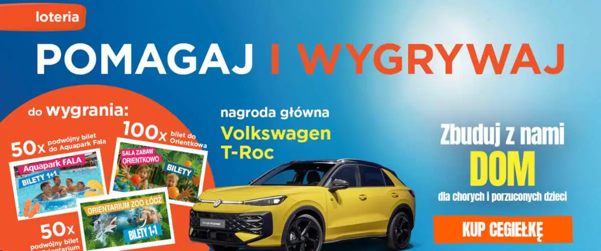 Loteria Cegiełka Dobra "Kup cegiełkę i wygraj"