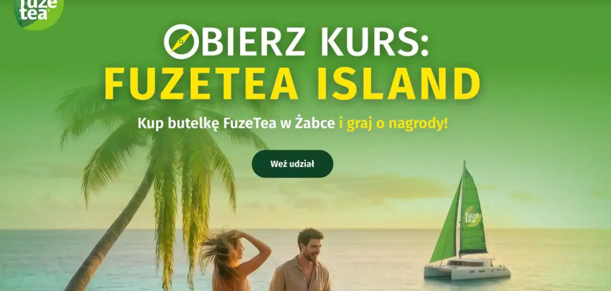 Loteria FuzeTea - "x Żabka "Obierz kurs: Fuzetea Island"