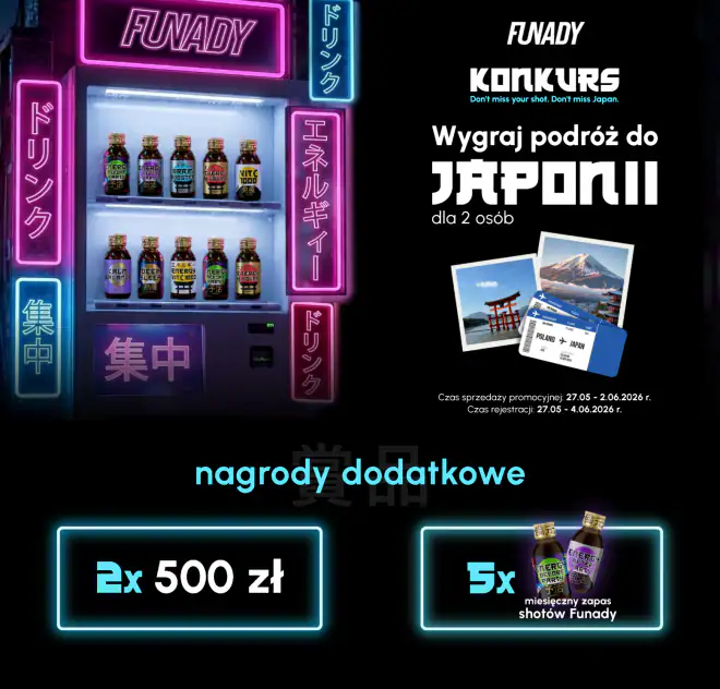 Konkurs Funday x Żabka "Don't miss Japan"