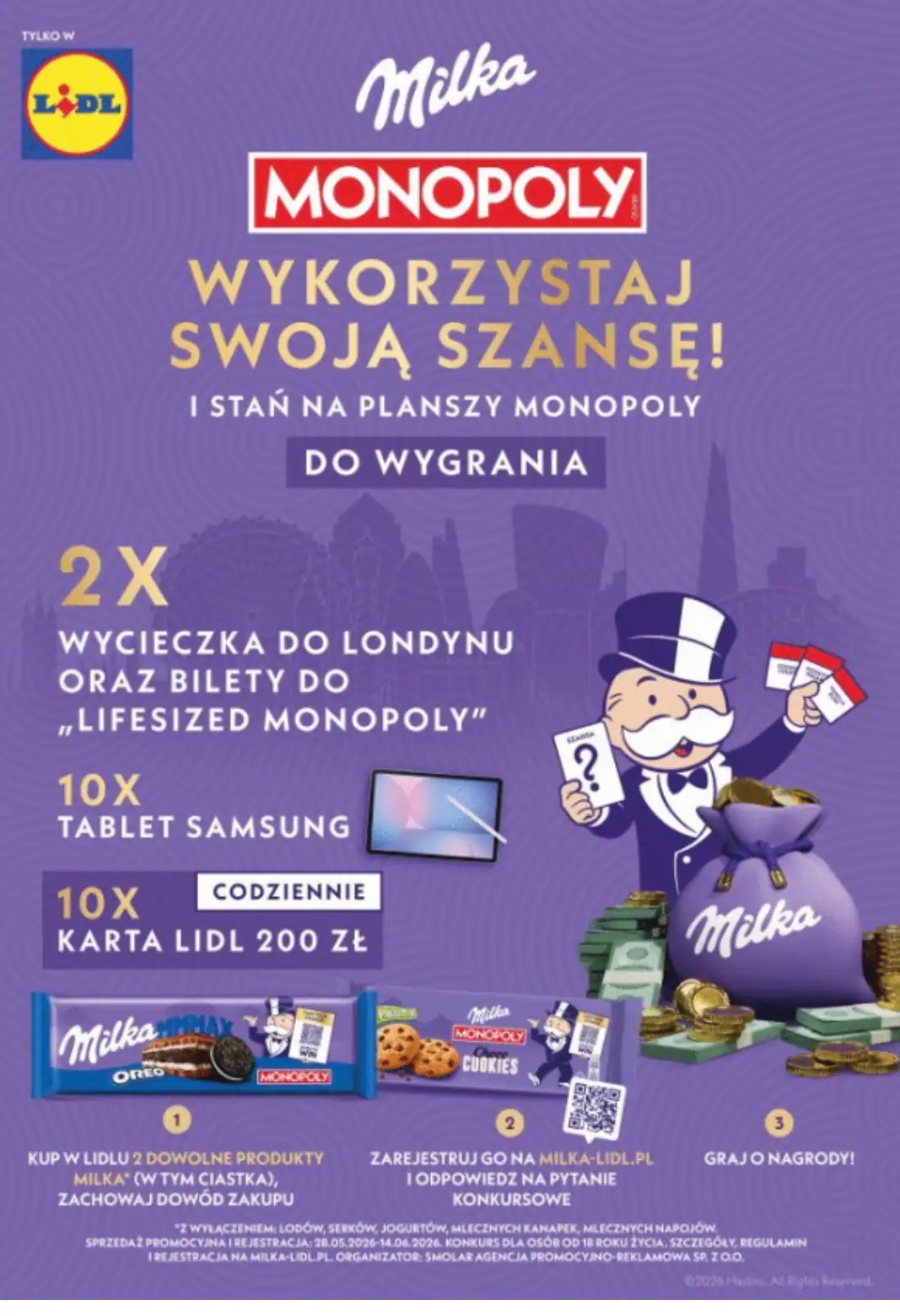 Konkurs Milka x Lidl "Wejdź do gry"