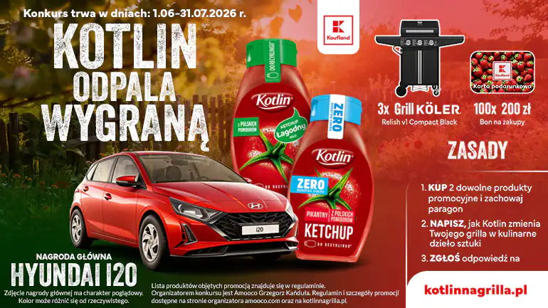 Konkurs Kotlin x Kaufland "Kotlin odpala wygraną"