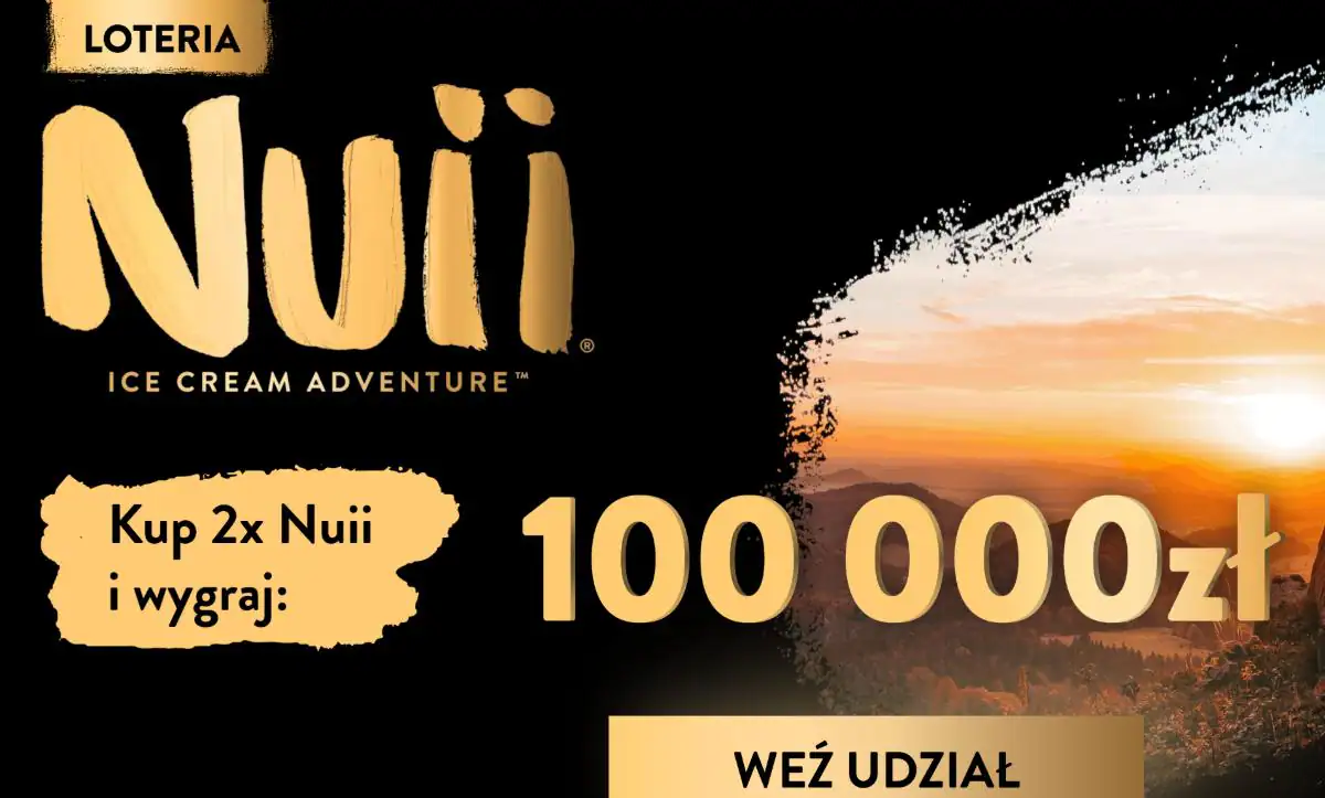 Loteria Nuii x Biedronka "SIĘGNIJ PO KOLEJNĄ PRZYGODĘ"