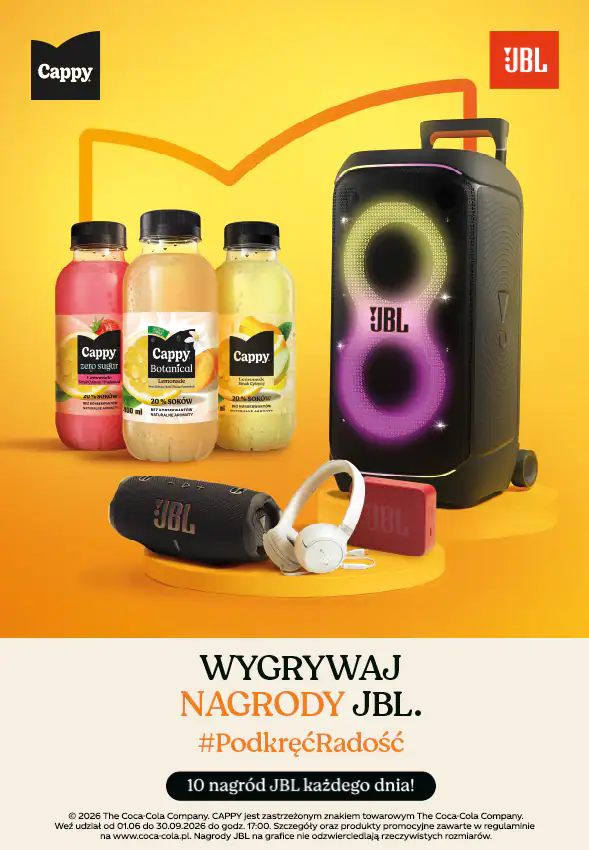 Loteria Cappy x JBL "Wygrywaj radosne dźwięki"