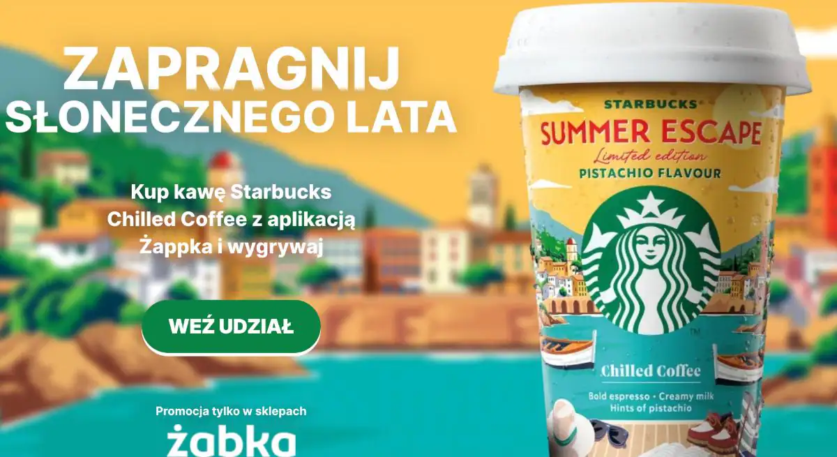 Loteria Starbucks x Żabka "Zapragnij słonecznego lata"