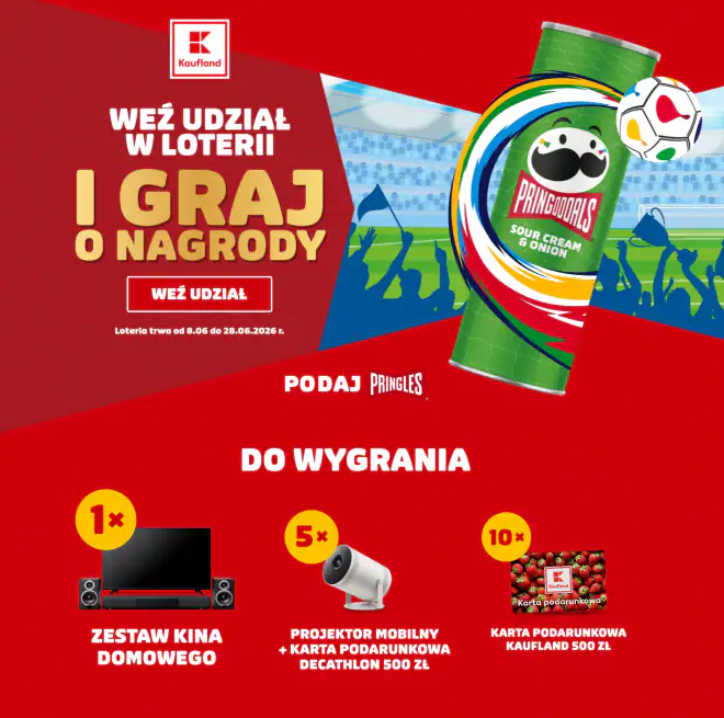 Loteria Pringles x Kaufland "Piłkarska loteria"