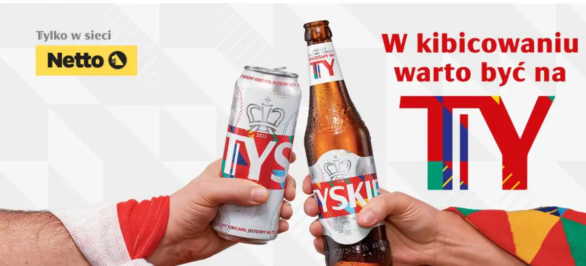 Konkurs Tyskie x Netto "W kibicowaniu warto być na TY"