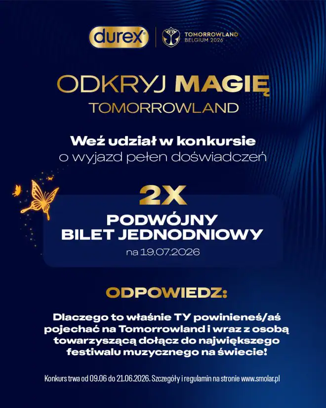 Konkurs Durex "Tomorrowland 2026"