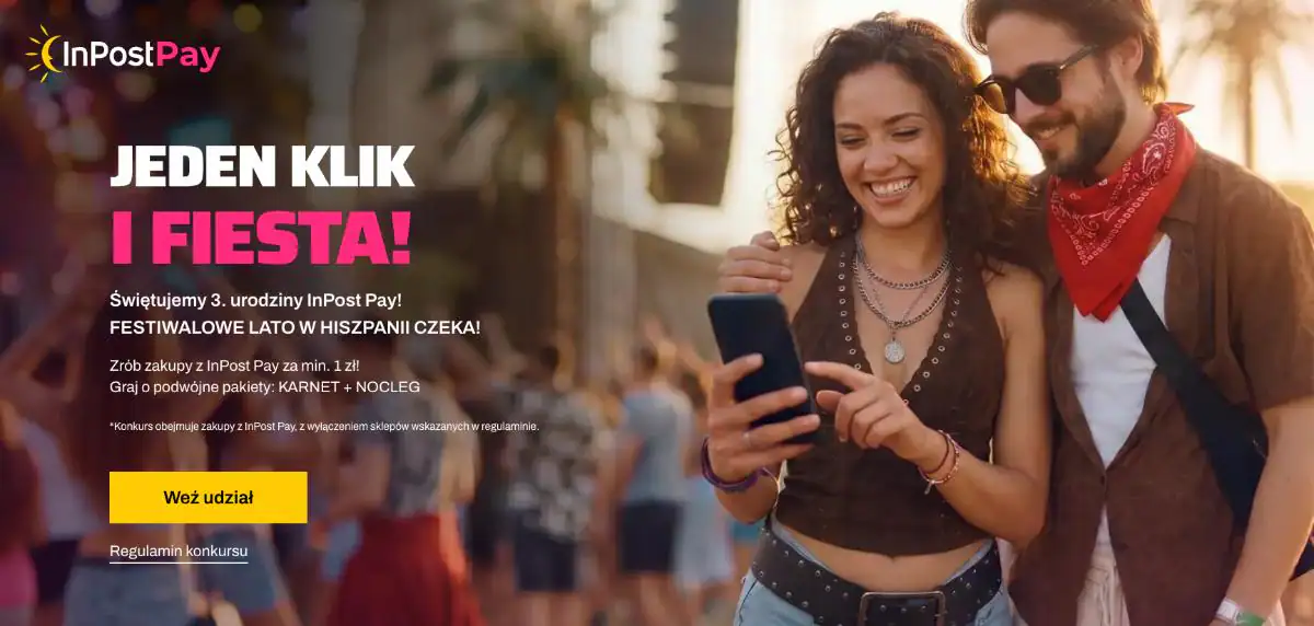 Konkurs InPost Pay "Festiwalowe lato w Hiszpanii"