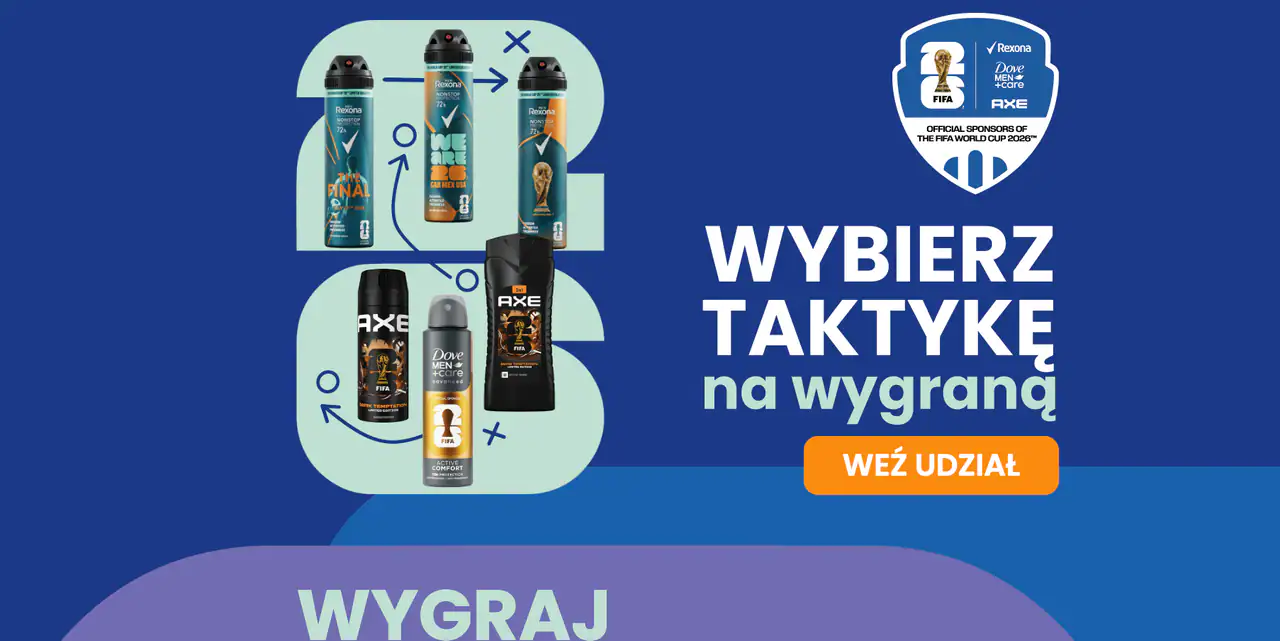 Loteria Rexona, Dove Men+Care i Axe „Wybierz taktykę na wygraną”