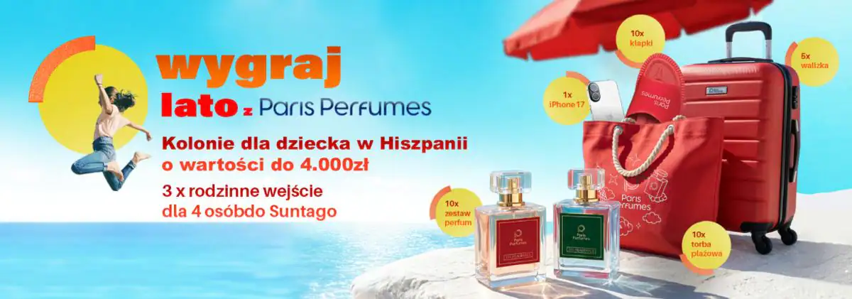 Konkurs Paris Perfumes "Wygraj lato z Paris Perfumes"