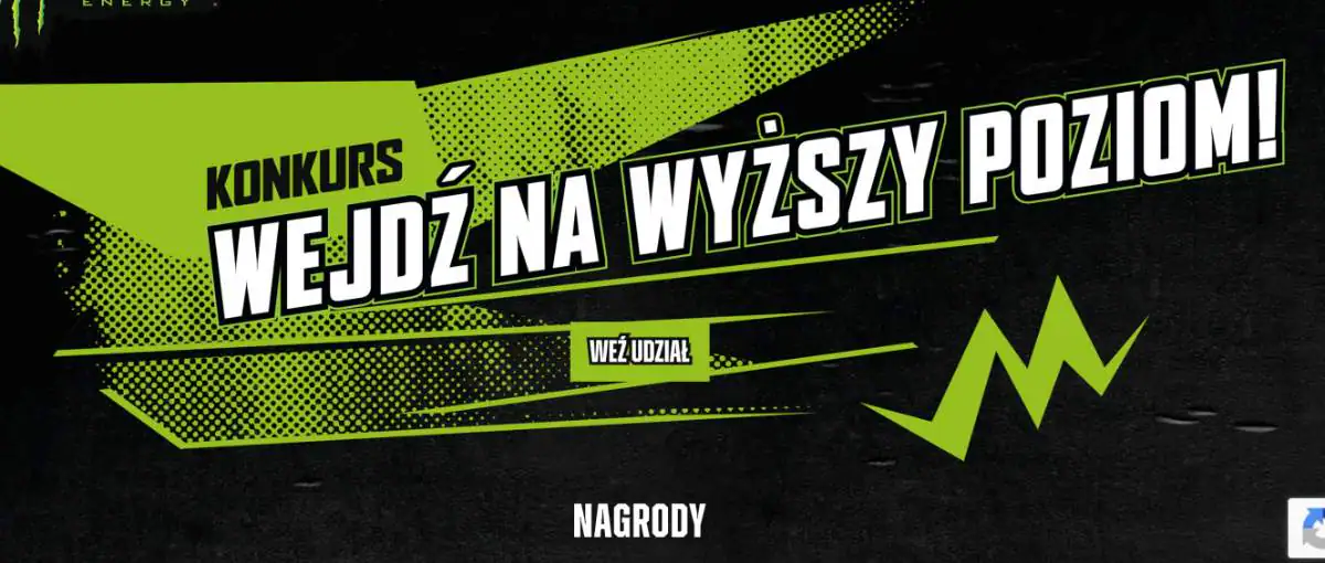 Loteria Monster Energy x Biedronka Monster x Biedronka "WEJDŹ NA WYŻSZY POZIOM!"