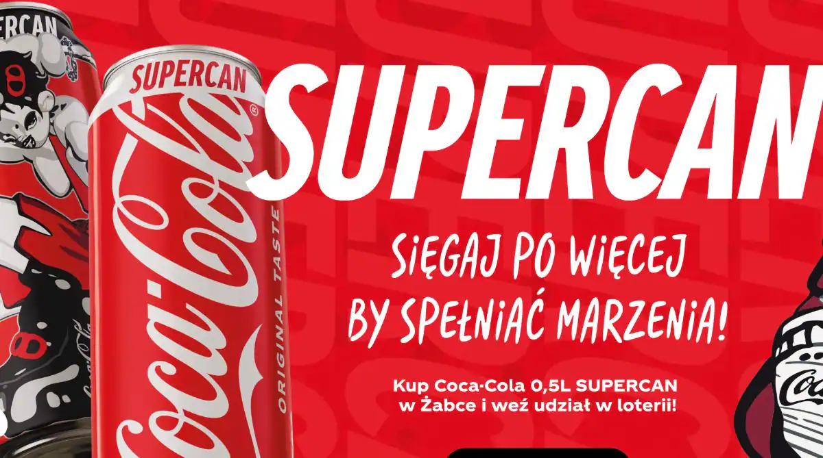 Loteria Coca-Cola x Żabka „SUPERCAN - marzenia się spełniają!”