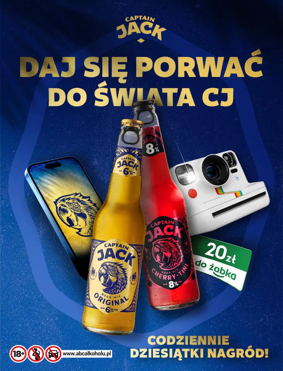Konkurs Captain Jack x Żabka "Daj się porwać Captain Jack"
