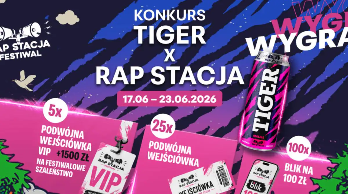 Konkurs Tiger x Żabka "Rap Stacja"
