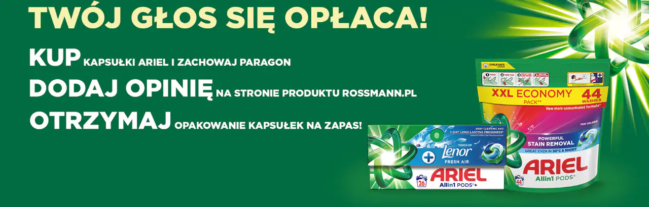 Konkurs Ariel x Rossmann "Dostań Ariel"