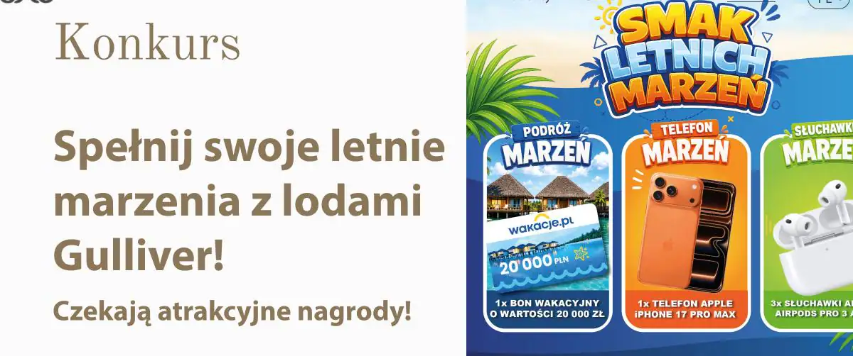 Konkurs Gulliver "Smak letnich marzeń"