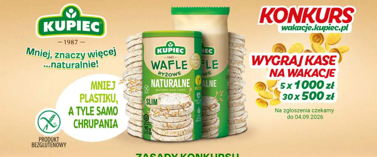Konkurs Kupiec "Wakacje z marką Kupiec"