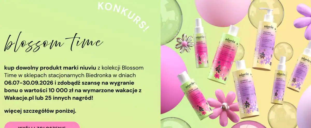 Konkurs Niuviu x Biedronka "Blossom Time"