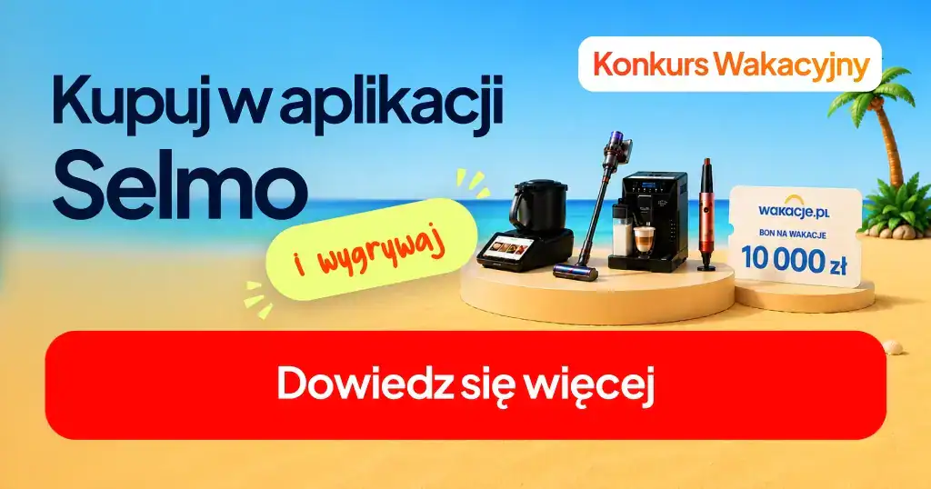Konkurs Selmo "Wakacyjny - zgarnij nagrody za zakupy"