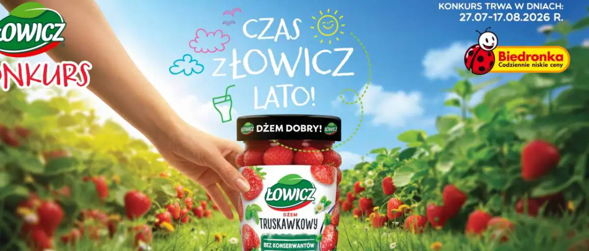 Konkurs Biedronka x Łowicz "Czas Złowicz Lato"