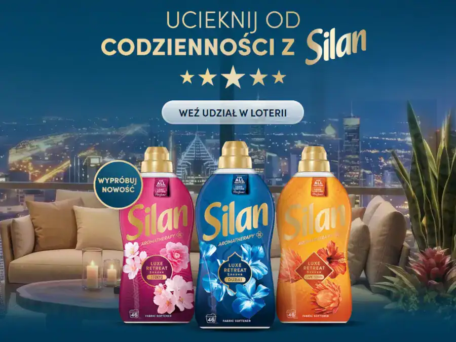 Loteria Silan x Auchan "Ucieknij od codzienności"