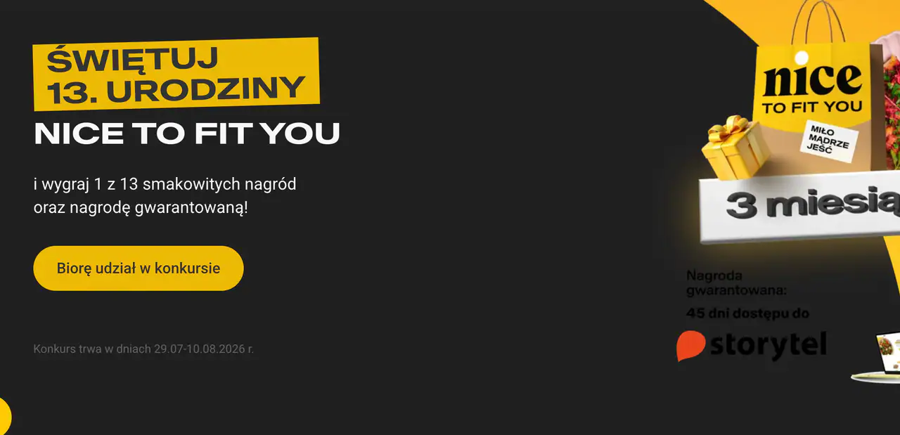 Konkurs Nice To Fit You "13 urodziny"