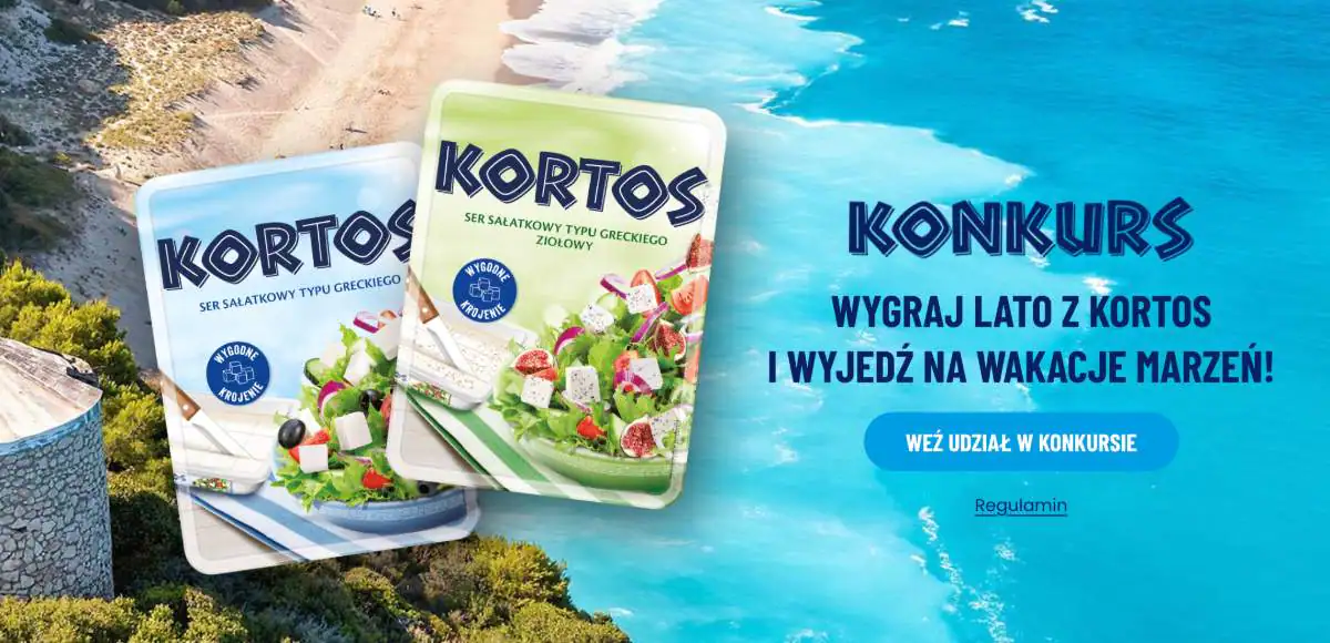 Konkurs Kortos x Biedronka "Wygraj lato i wyjedź na wakacje marzeń"