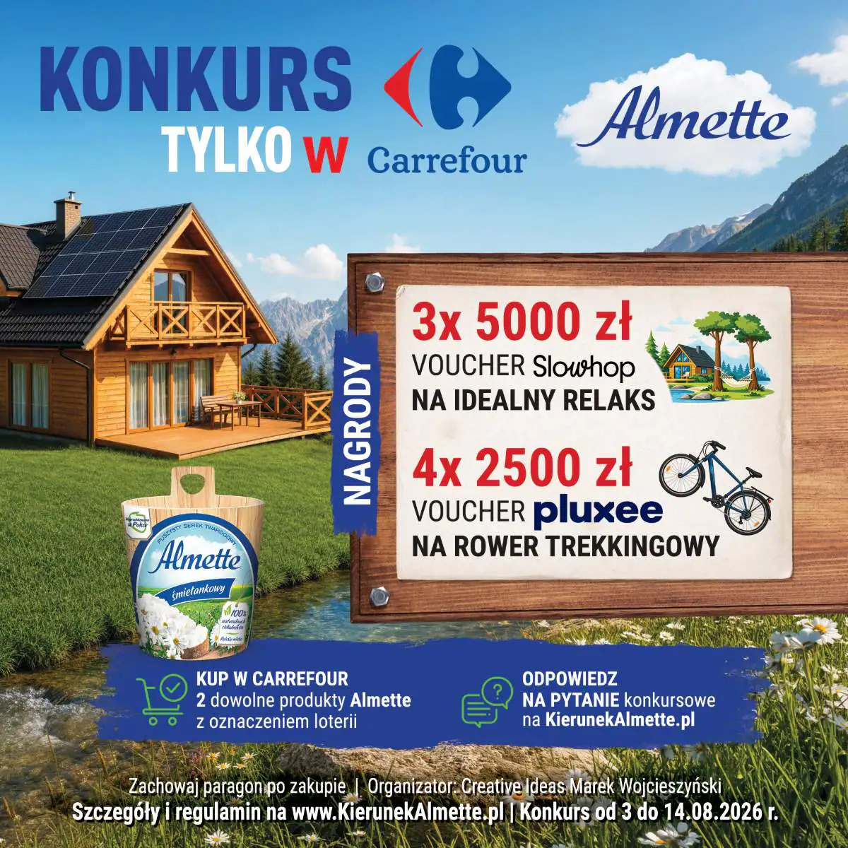 Konkurs Almette x Carrefour "Kierunek Almette"