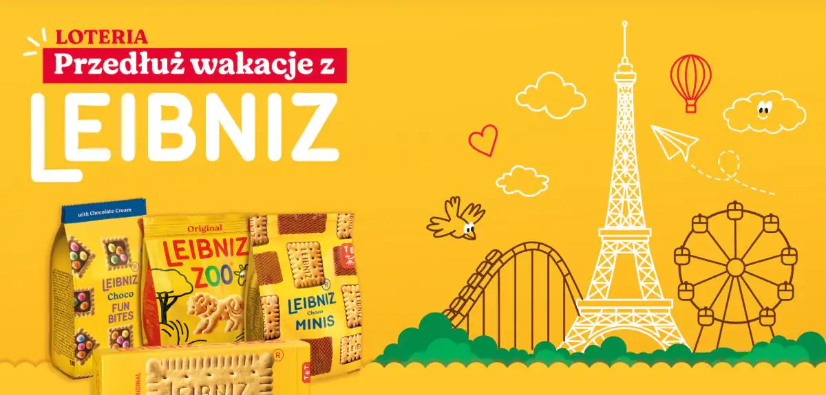 Loteria Leibniz "Przedłuż wakacje z Leibniz"