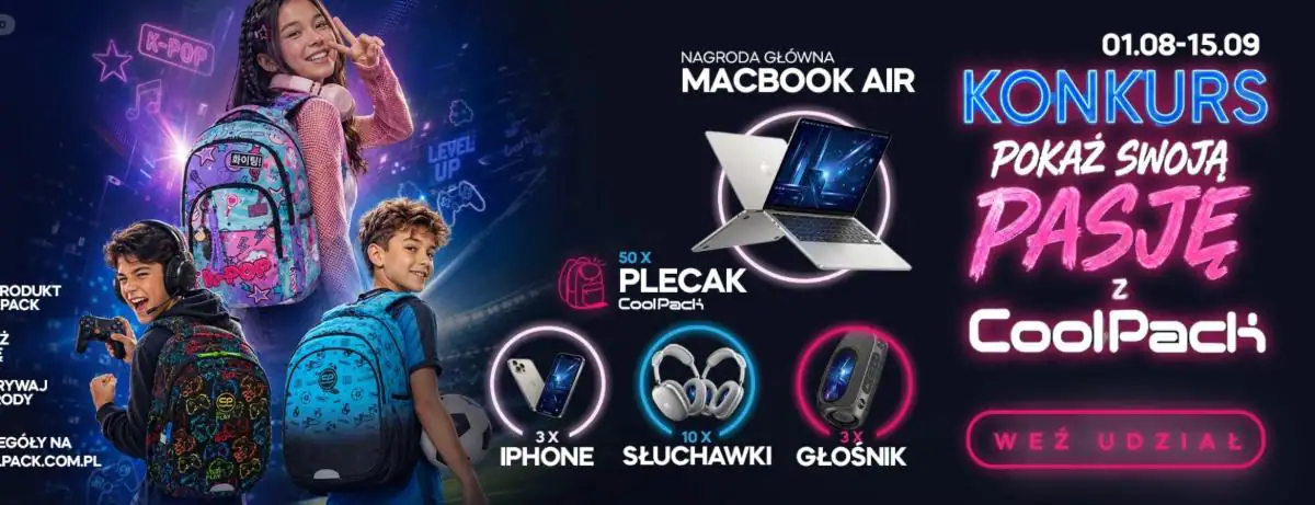 Konkurs CoolPack x Selgros "Pokaż swoją pasję z CoolPack"