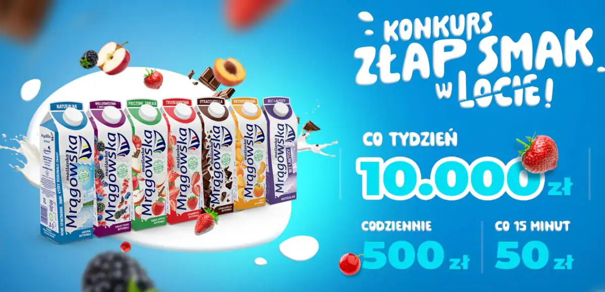 Konkurs Maślanka Mrągowska "Złap Smak W Locie"