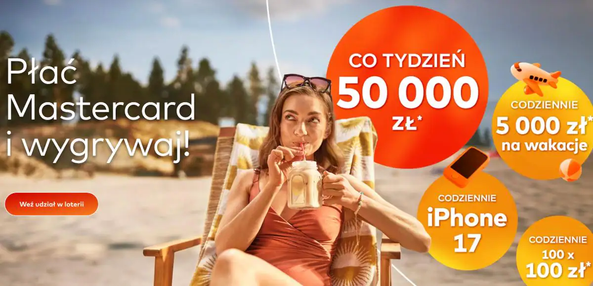 Loteria Mastercard "Transakcje kartą"