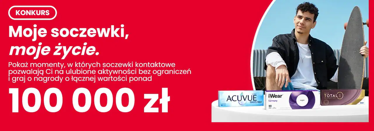 Konkurs Vision Express "Jak korzystasz z soczewek i dlaczego się u Ciebie sprawdzają”