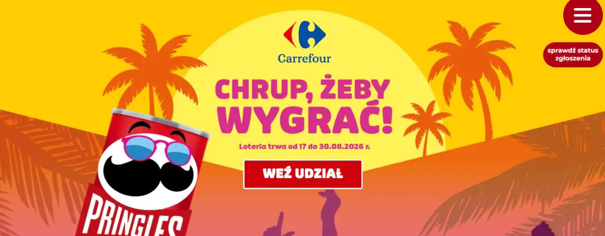 Loteria Pringles x Carrefour „Chrupiąca loteria”