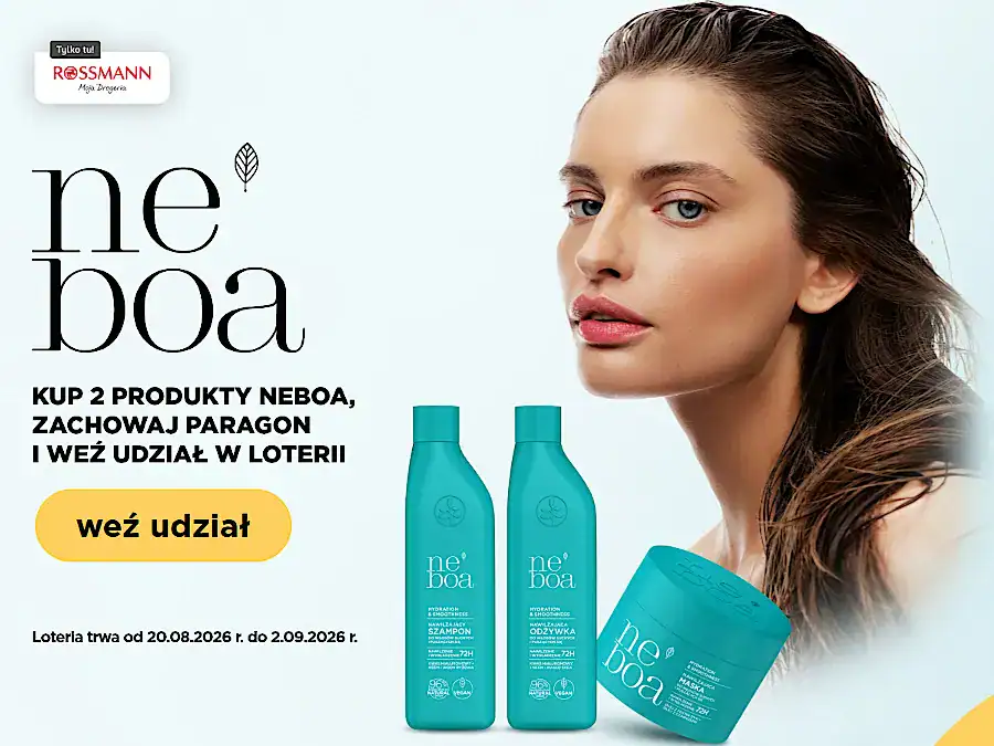 Loteria NEBOA x Rossmann „Letnia loteria Neboa 2026”