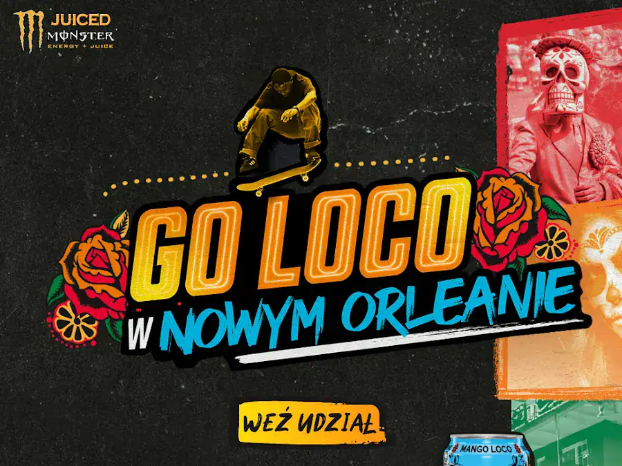 Loteria Monster x Kaufland Energy x Kaufland „Nowy Orlean z Monster”