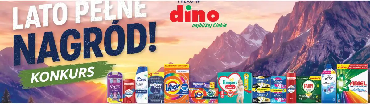 Konkurs P&G x DINO „Lato pełne nagród”