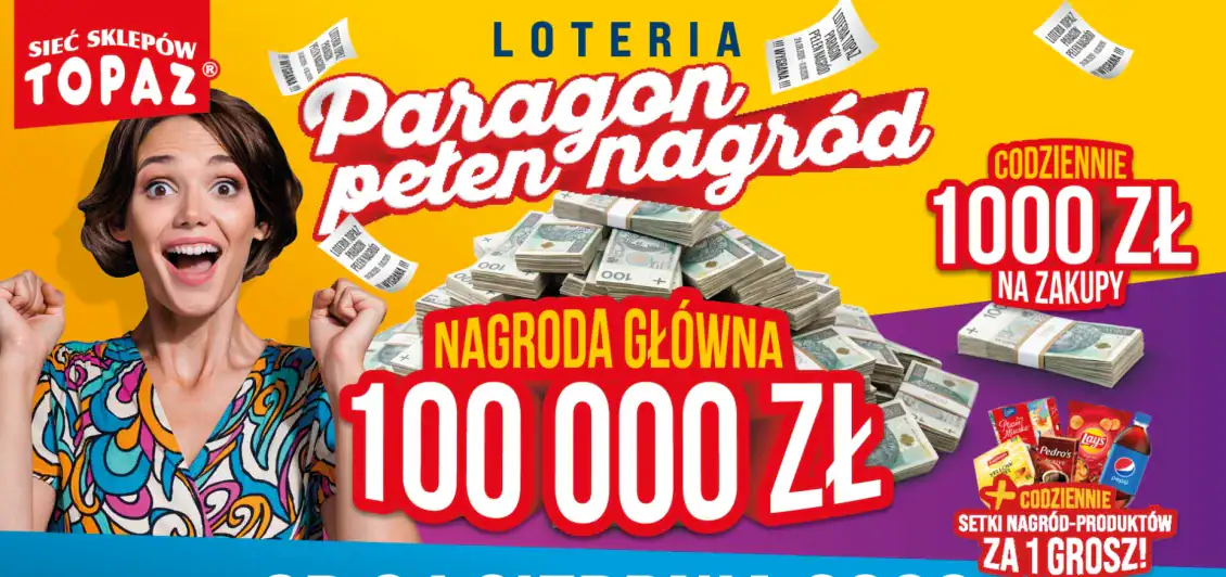 Loteria Topaz „PARAGON PEŁEN NAGRÓD”